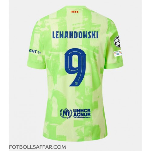 Barcelona Robert Lewandowski #9 Tredjeställ 2024-25 Kortärmad